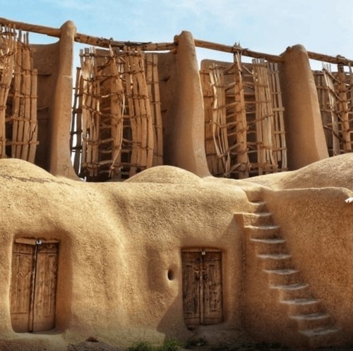 Traditional Iranian Adobe Dome construction