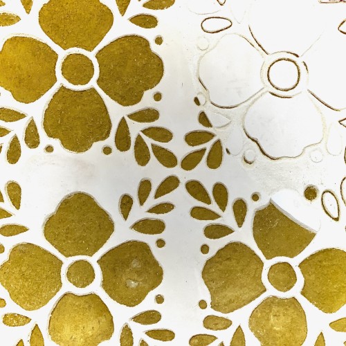 Esagrafito Carved Lime Mural - Art Workshop India