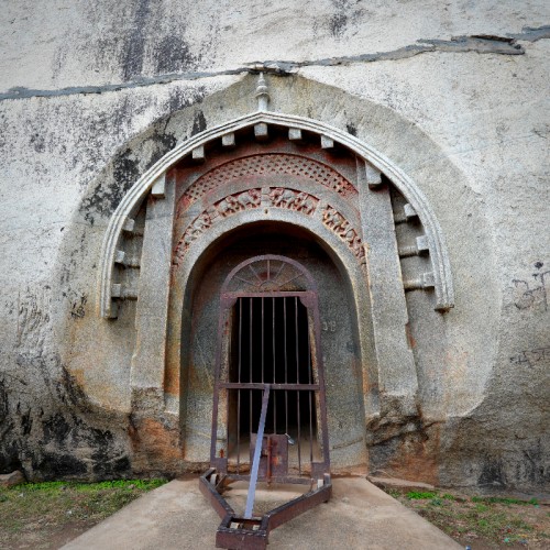 Carved Entry at Barabar caves