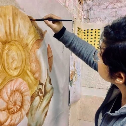 Kim Barcenas Fresco Workshop