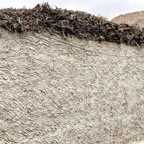 textured mud plaster Architectural study tour