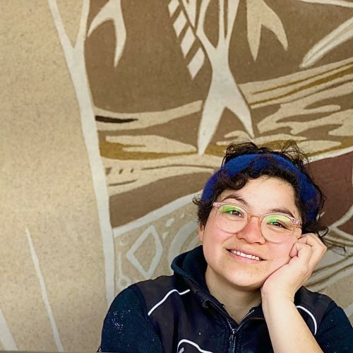 Kimberly Barcenas Sgraffito Muralist