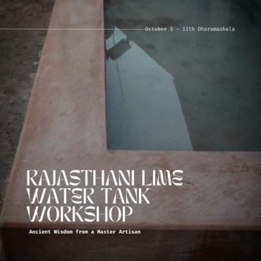 Rajasthani Lime Water Tank Workshop
